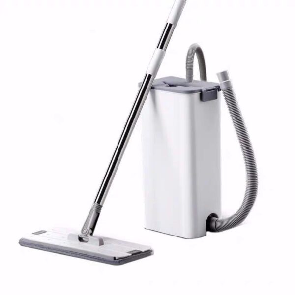 360 Degrees Shaft Rotates Aluminum Alloy Rod Floor Mop and Bucket Set Professional Floor Cleaning System - Image 2