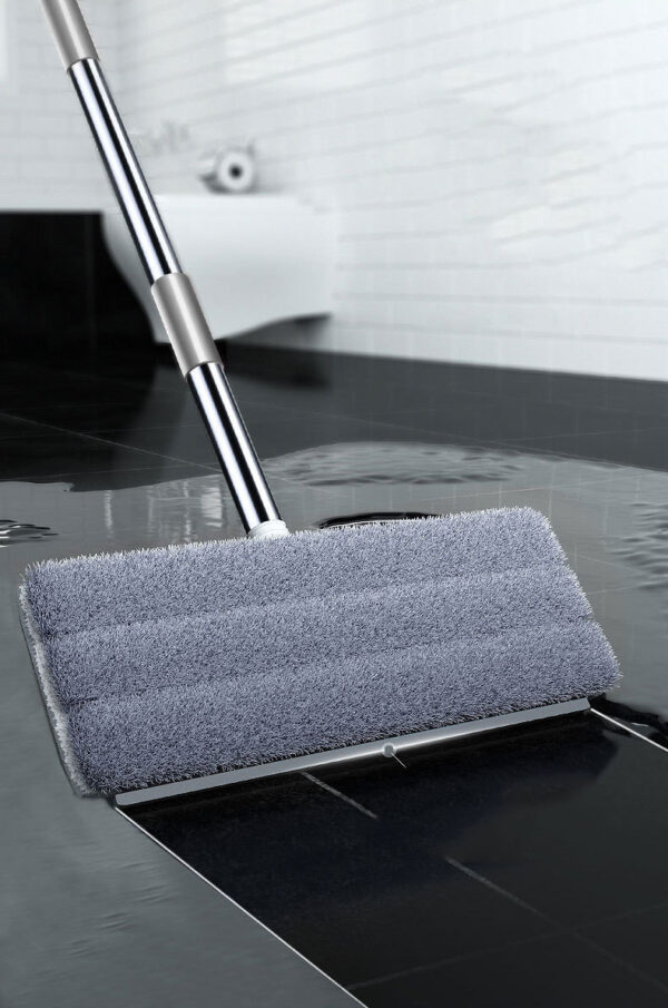 360 Degrees Shaft Rotates Aluminum Alloy Rod Floor Mop and Bucket Set Professional Floor Cleaning System - Image 6