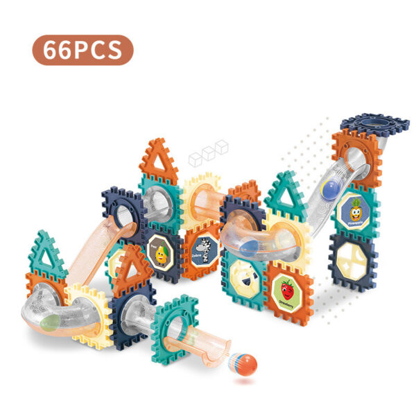Color Window Building Blocks Sliding Beads Transparent Pipe Assembly Blocks - Image 9