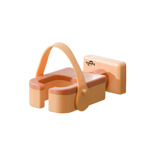 Hair Dryer Rack Toilet Wall-mounted Punch-free Woundable Multifunctional Blower Rack Bathroom Toilet Tools - Image 4