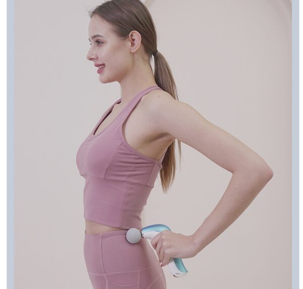 Electric Massage Gun Muscle Pistol Body Shoulder Neck Massager Mini Lcd Fascia Gun Deep Tissue Portable Face Fitness Gun Therapy - Image 3