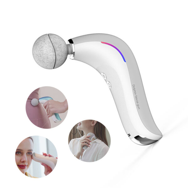 Electric Massage Gun Muscle Pistol Body Shoulder Neck Massager Mini Lcd Fascia Gun Deep Tissue Portable Face Fitness Gun Therapy - Image 2